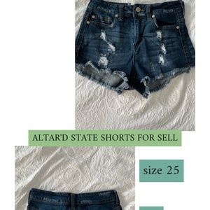 ALTAR’D state denim shorts